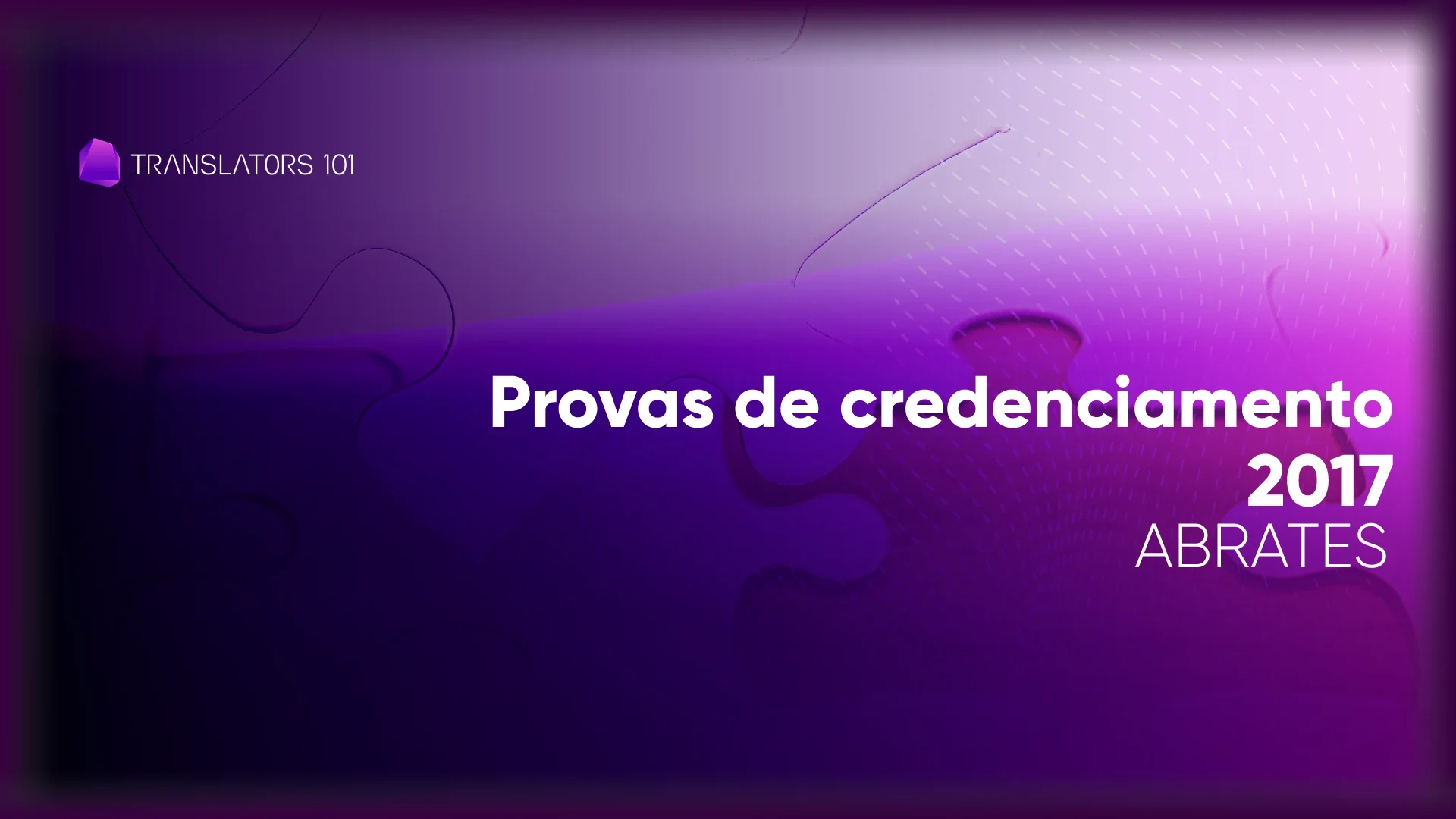 Provas de credenciamento da Abrates 2017