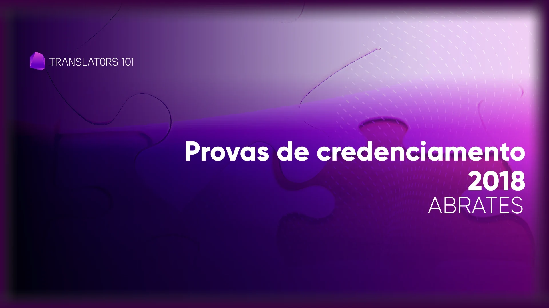 Provas de credenciamento da Abrates 2018